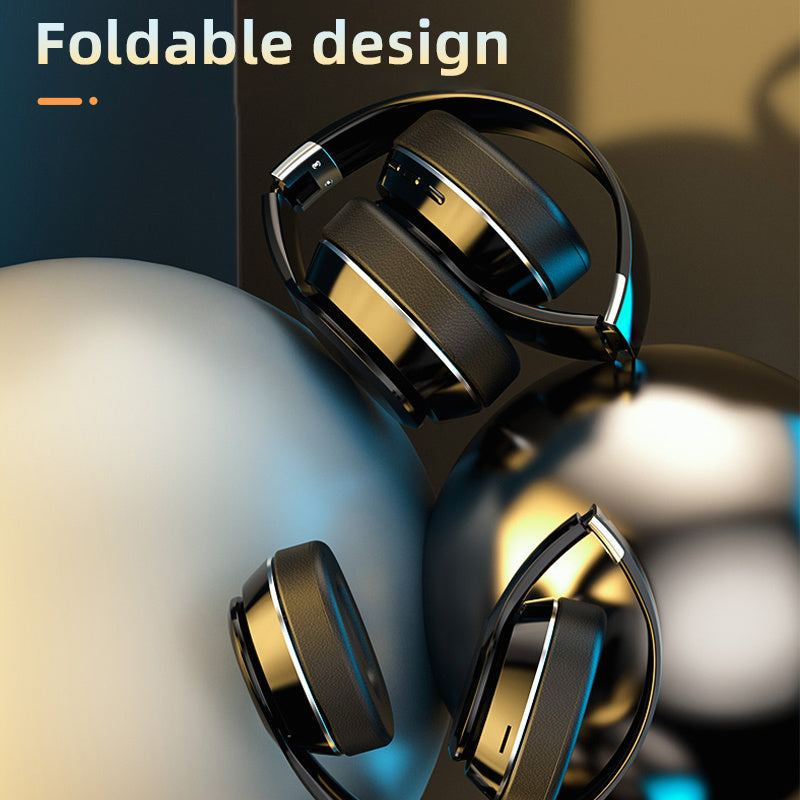 JMT-276554 Wireless Bluetooth Folding Headset with Stereo Sound and Voice Control Feature