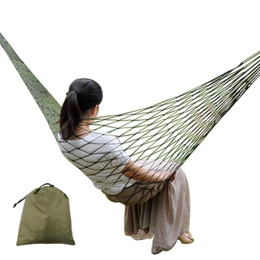 JMT-276746 Rope Mesh Hammock Swing for Indoor and Outdoor Relaxation
