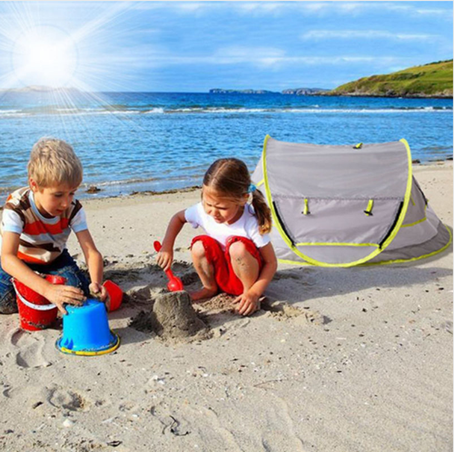 JMT-276938 Children's Portable Beach Tent for Sun Protection and Playtime Activities