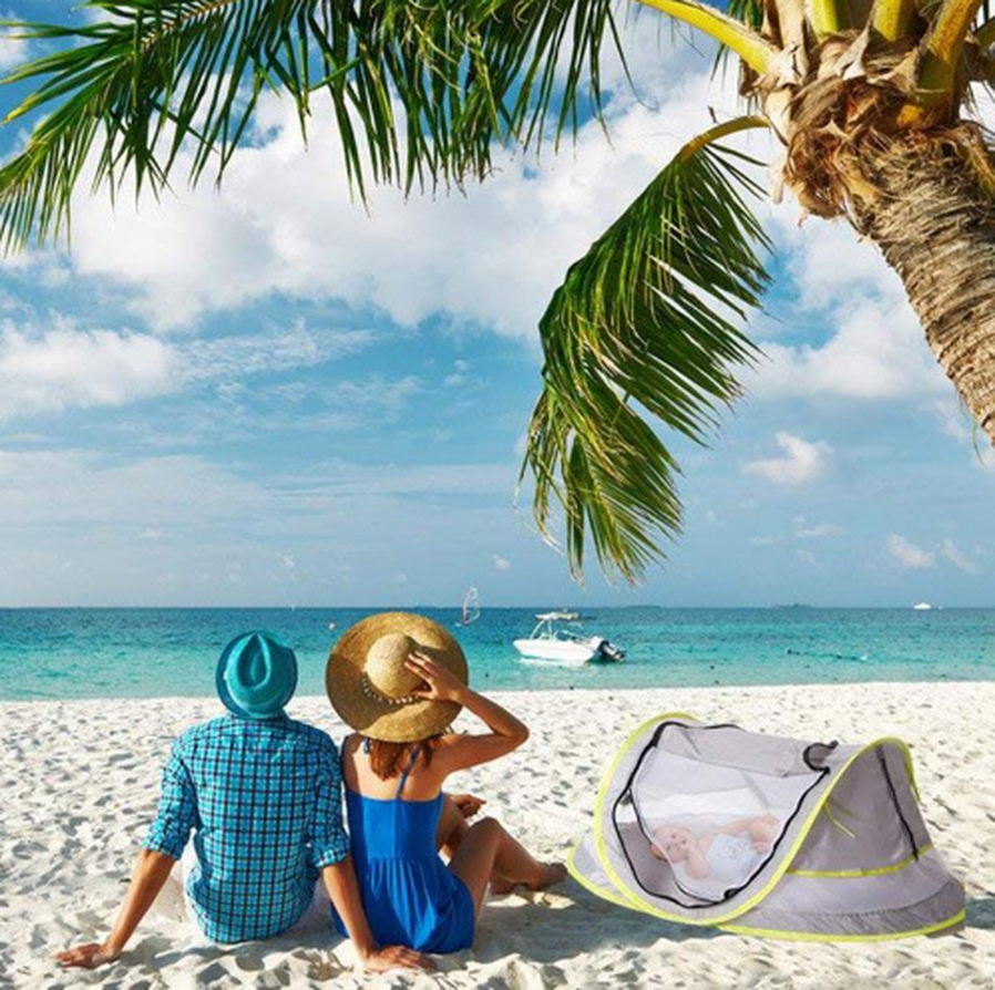 JMT-276938 Children's Portable Beach Tent for Sun Protection and Playtime Activities