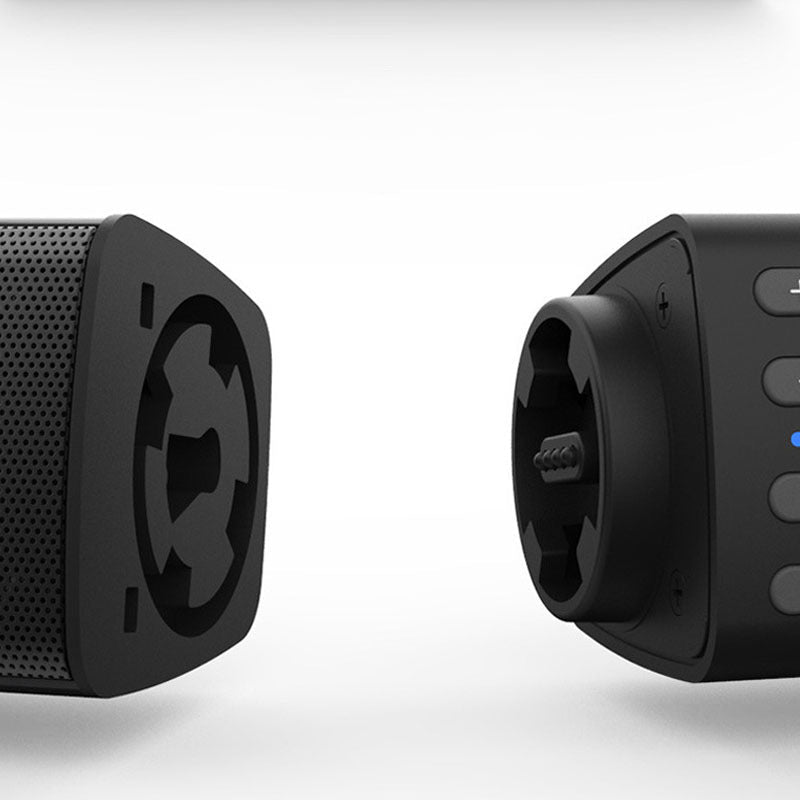 JMT-277066 Foldable Bluetooth Split Speaker with Built-in Lithium Battery, 2000 mAh, 2.5 Hour Playtime, 5W Output, USB Connectivity, and 32GB Expansion Support