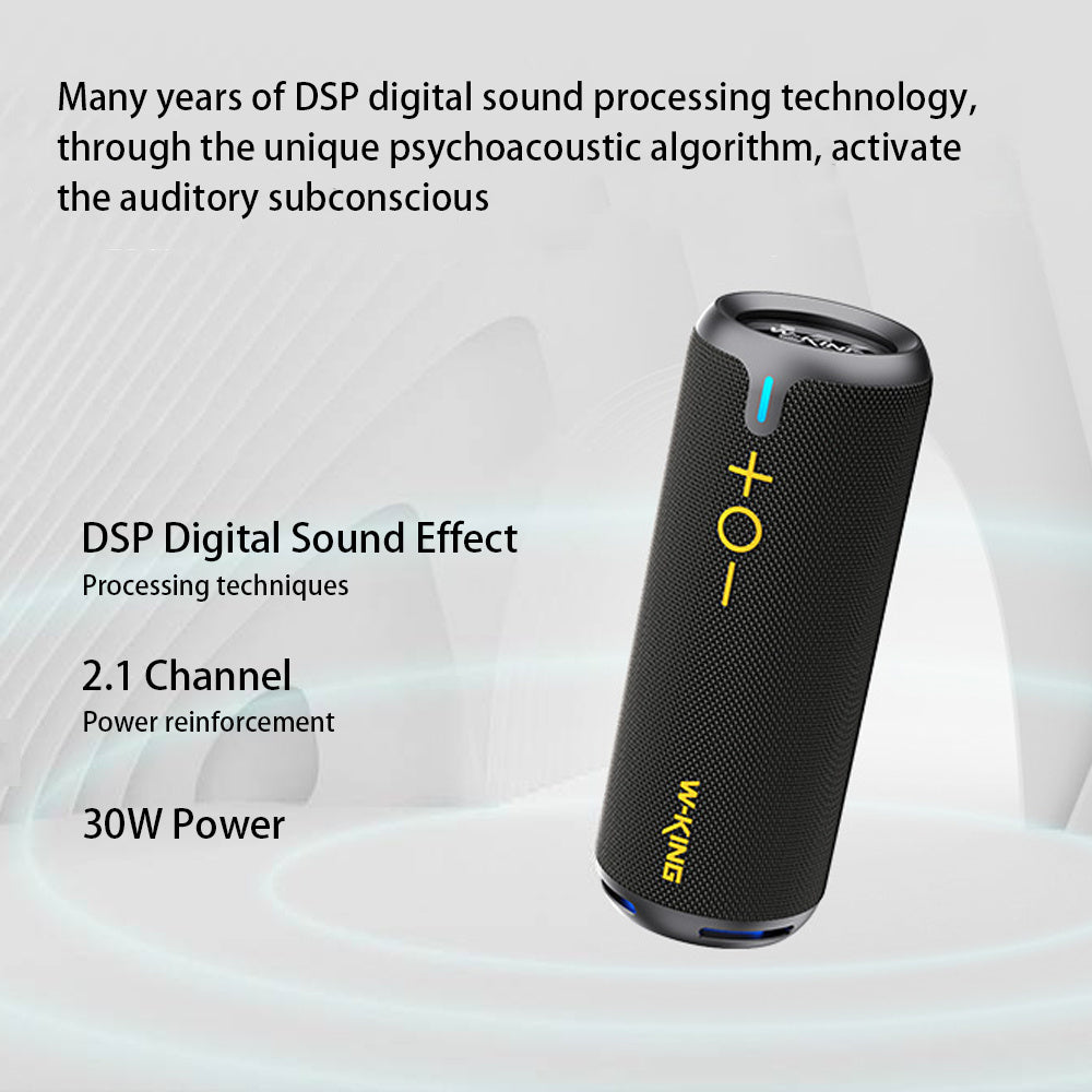 JMT-277386 Bluetooth Portable Speaker - Waterproof and Dust-proof with Long Battery Life and USB Charging