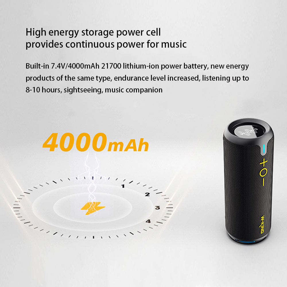 JMT-277386 Bluetooth Portable Speaker - Waterproof and Dust-proof with Long Battery Life and USB Charging