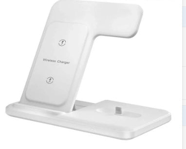 JMT-277578 Three-in-One Wireless Charger with Vertical Bracket and Fast Charging Functionality - Black/White Options Available