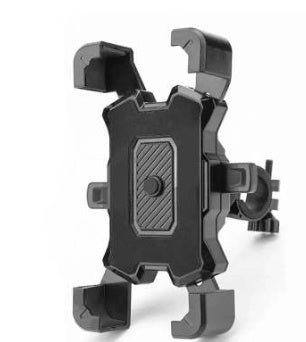 JMT-277898 Universal Electric Mobile Phone Holder for Motorcycles, Bicycles, and Cars - Shock-Proof and Adjustable for 4.8-6.8 Inch Devices