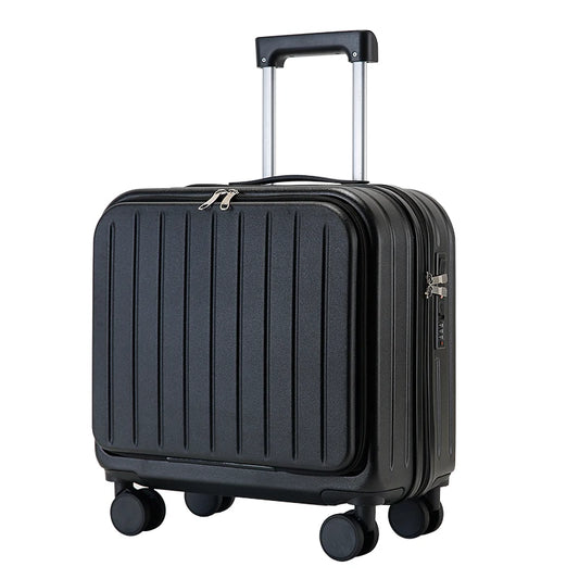 JMT-278090 Compact 18 Inch Travel Suitcase with Laptop Compartment and Wheels