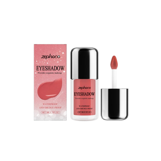 JMT-278474 Glitter Peach Liquid Eye Shadow with Hyaluronic Acid and Aloe Extract