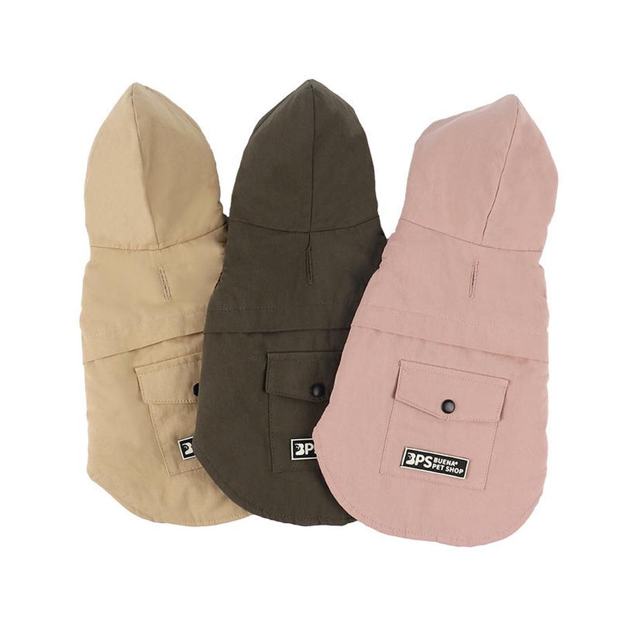 JMT-278666 Pet Cotton Denim Hooded Vest for Autumn and Winter - Sleeveless Design in Multiple Sizes