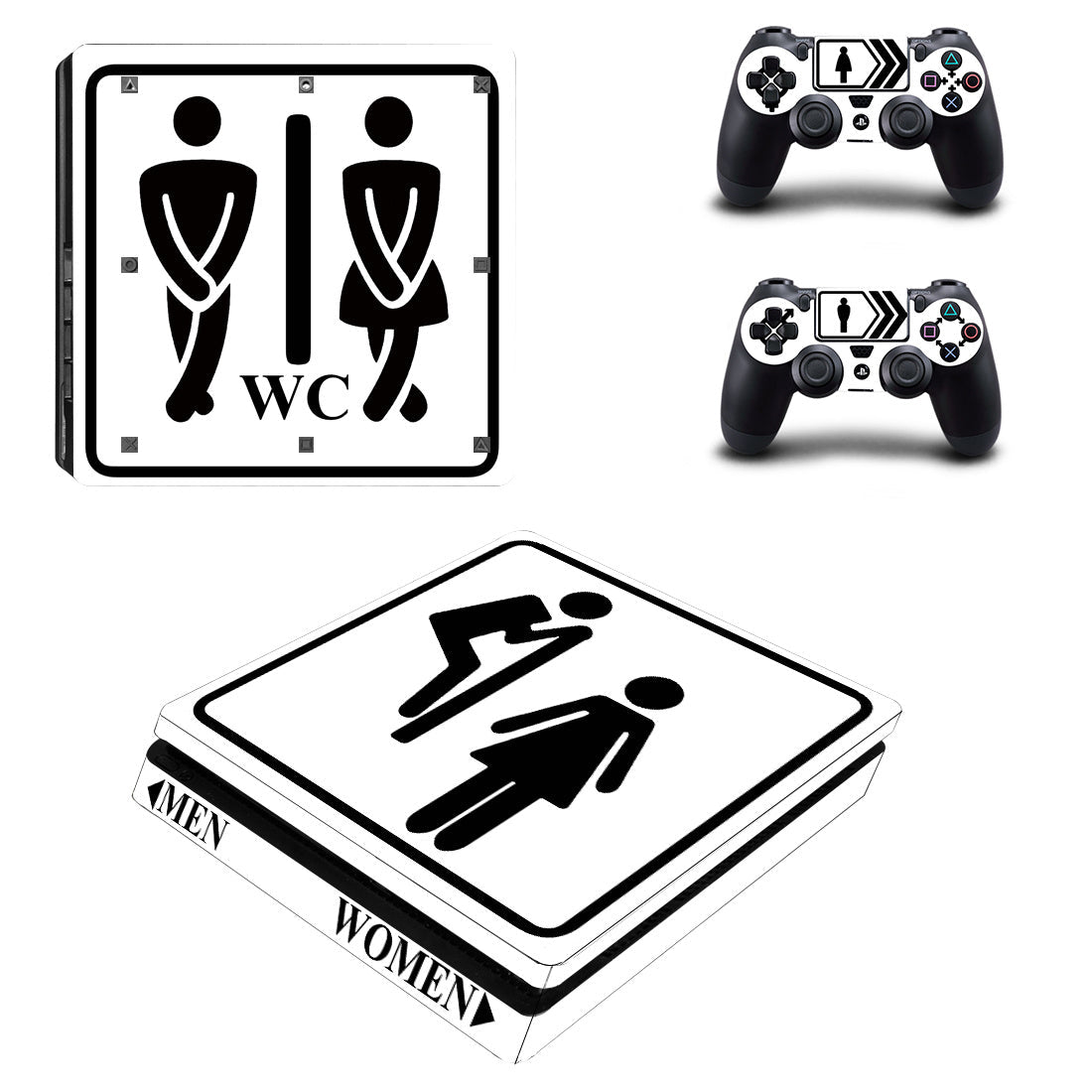 JMT-278666 Premium PS4 Skin with Scratch-Resistant Film, Compatible with PS4, 0.04mm-0.08mm Thickness