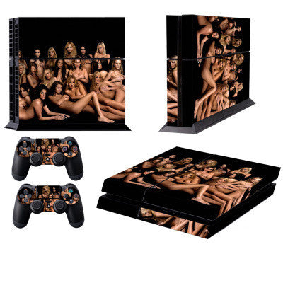 JMT-278666 Premium PS4 Skin with Scratch-Resistant Film, Compatible with PS4, 0.04mm-0.08mm Thickness