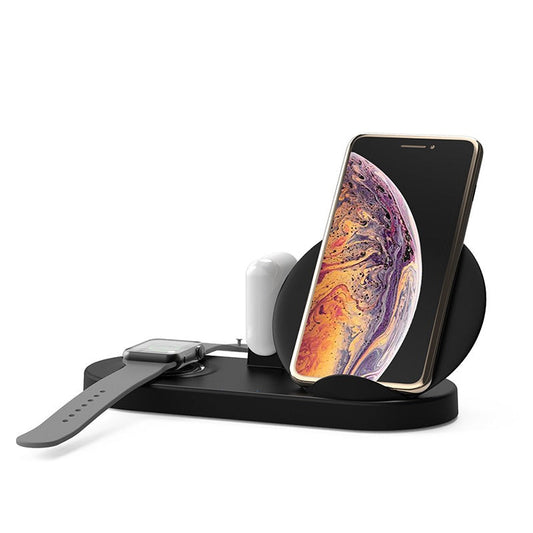 JMT-278730 5-in-1 Fast Wireless Charger with Temperature Protection and Non-Slip Design