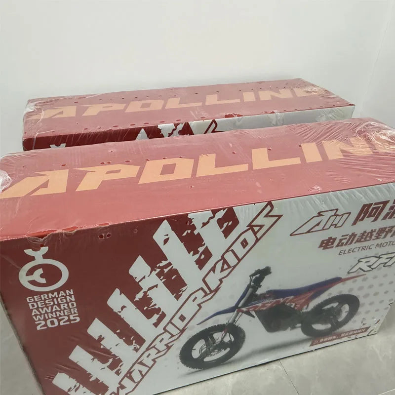 JMT-278794 Apollo RNF Electric Dirt Bike for Kids - Models SX-E150, E350, and E500 with Steel Fork Material , Top Speed 27.9 mph
