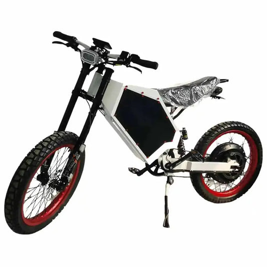 JMT-279114 8000w Electric Dirt Bike with 72v Lithium Battery for Adults , Top Speed 27.9 mph