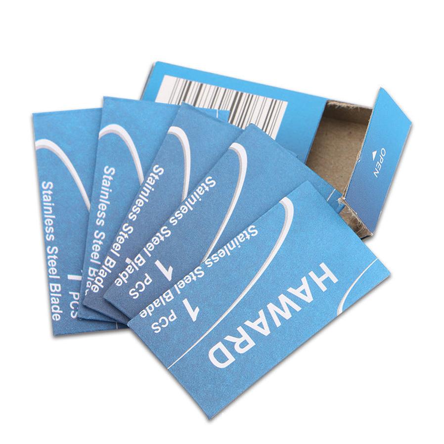 JMT-279434 Double-Sided Stainless Steel Razor Blade with 14N Sharpness and 10S Thickness