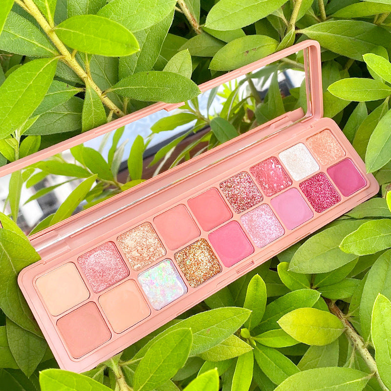 JMT-279626 18-Color Waterproof Matte Eyeshadow Palette with Smooth Texture and Versatile Shades