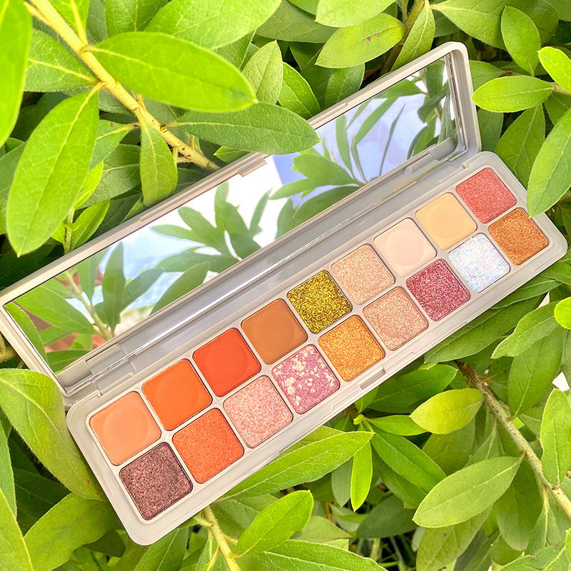 JMT-279626 18-Color Waterproof Matte Eyeshadow Palette with Smooth Texture and Versatile Shades