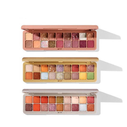 JMT-279626 18-Color Waterproof Matte Eyeshadow Palette with Smooth Texture and Versatile Shades