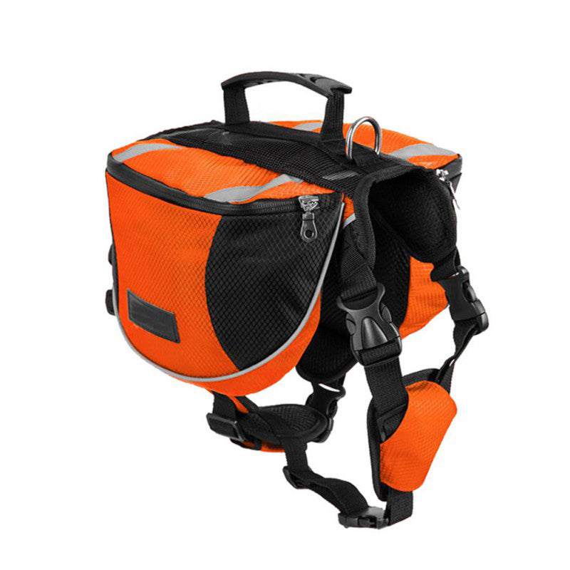 JMT-279690 Dog Hiking Backpack with Adjustable Straps and Storage Compartments