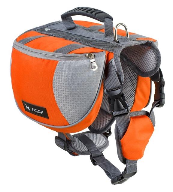 JMT-279690 Dog Hiking Backpack with Adjustable Straps and Storage Compartments