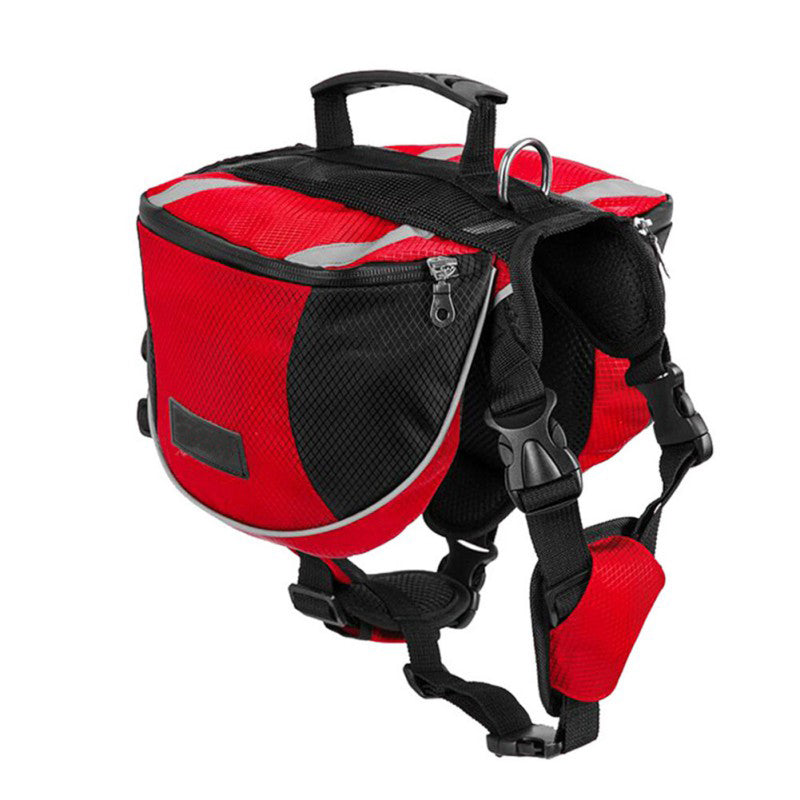 JMT-279690 Dog Hiking Backpack with Adjustable Straps and Storage Compartments