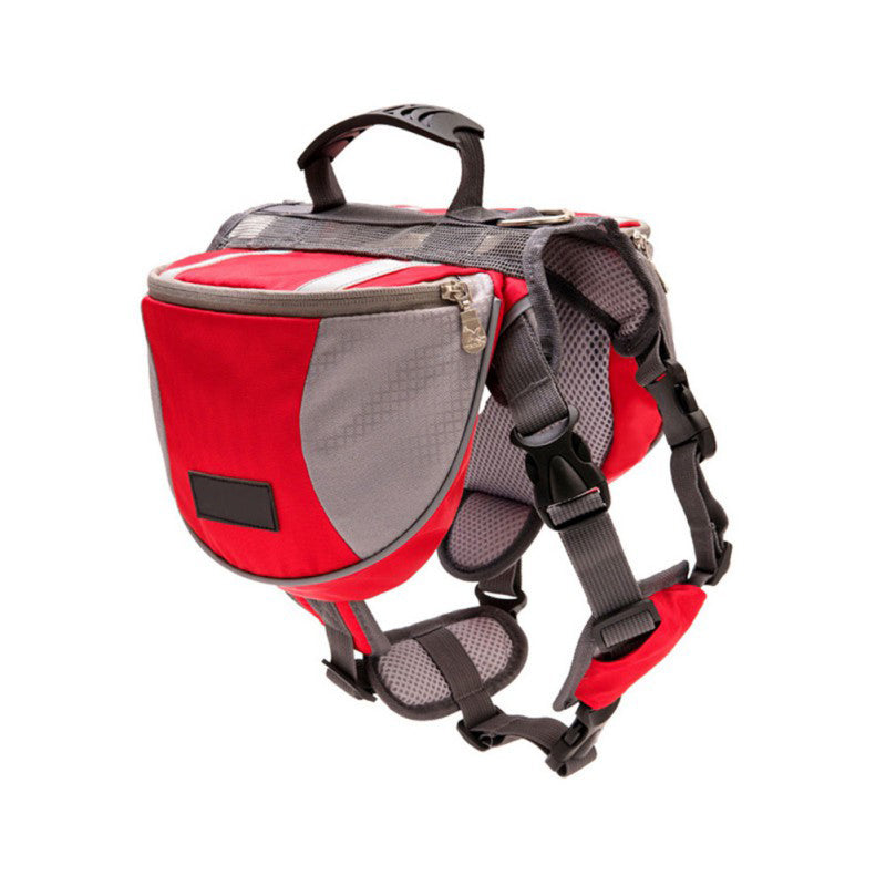 JMT-279690 Dog Hiking Backpack with Adjustable Straps and Storage Compartments