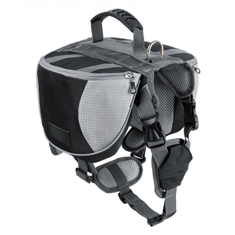 JMT-279690 Dog Hiking Backpack with Adjustable Straps and Storage Compartments