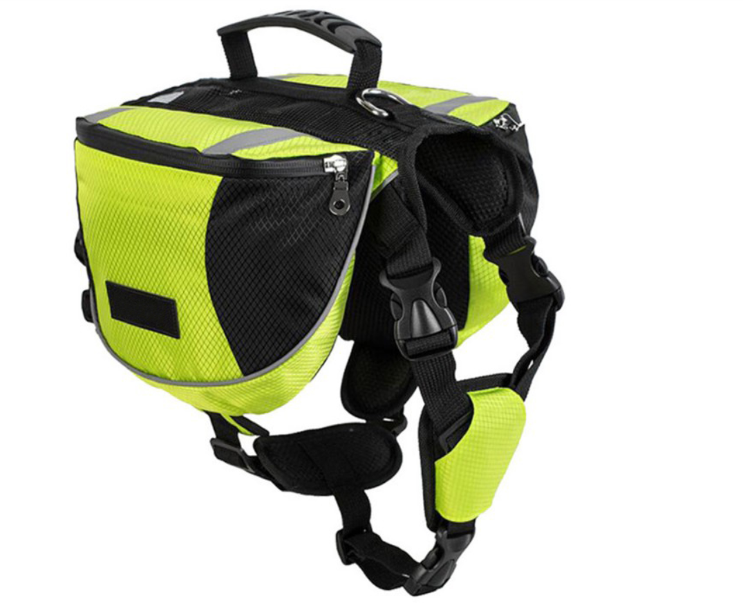 JMT-279690 Dog Hiking Backpack with Adjustable Straps and Storage Compartments