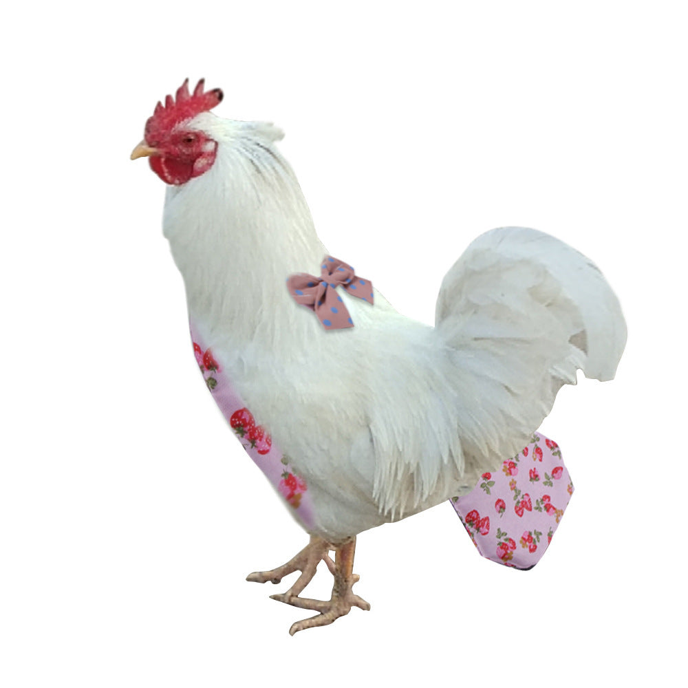 JMT-279818 Pet Diapers for Chickens, Ducks, and Geese - Polyester Material in Pink, Purple, and Yellow Colors