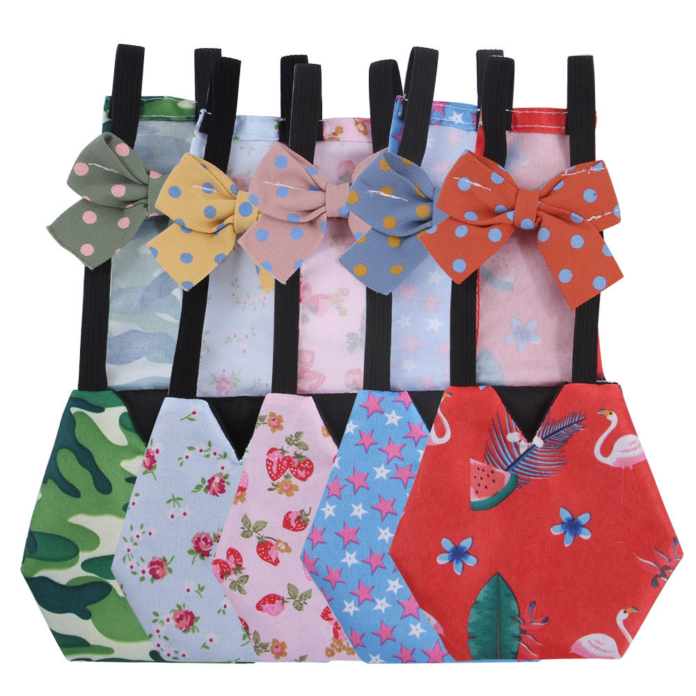JMT-279818 Pet Diapers for Chickens, Ducks, and Geese - Polyester Material in Pink, Purple, and Yellow Colors