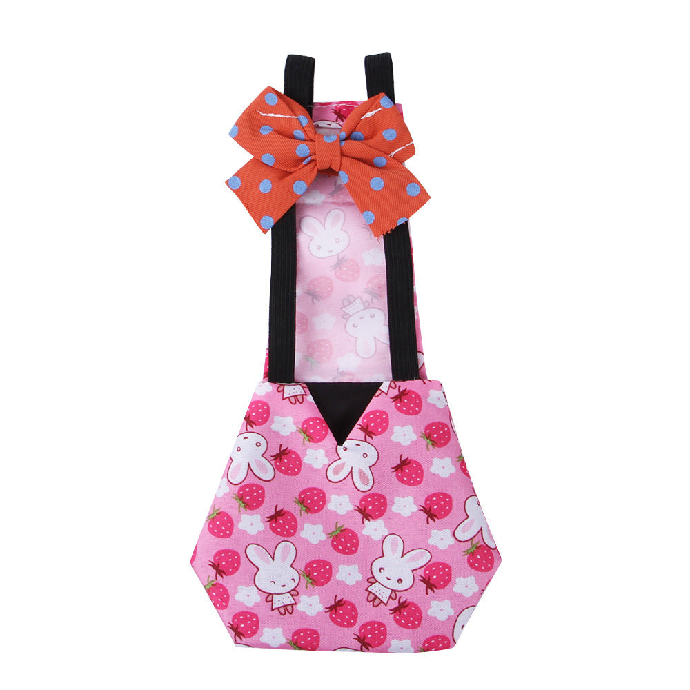 JMT-279818 Pet Diapers for Chickens, Ducks, and Geese - Polyester Material in Pink, Purple, and Yellow Colors