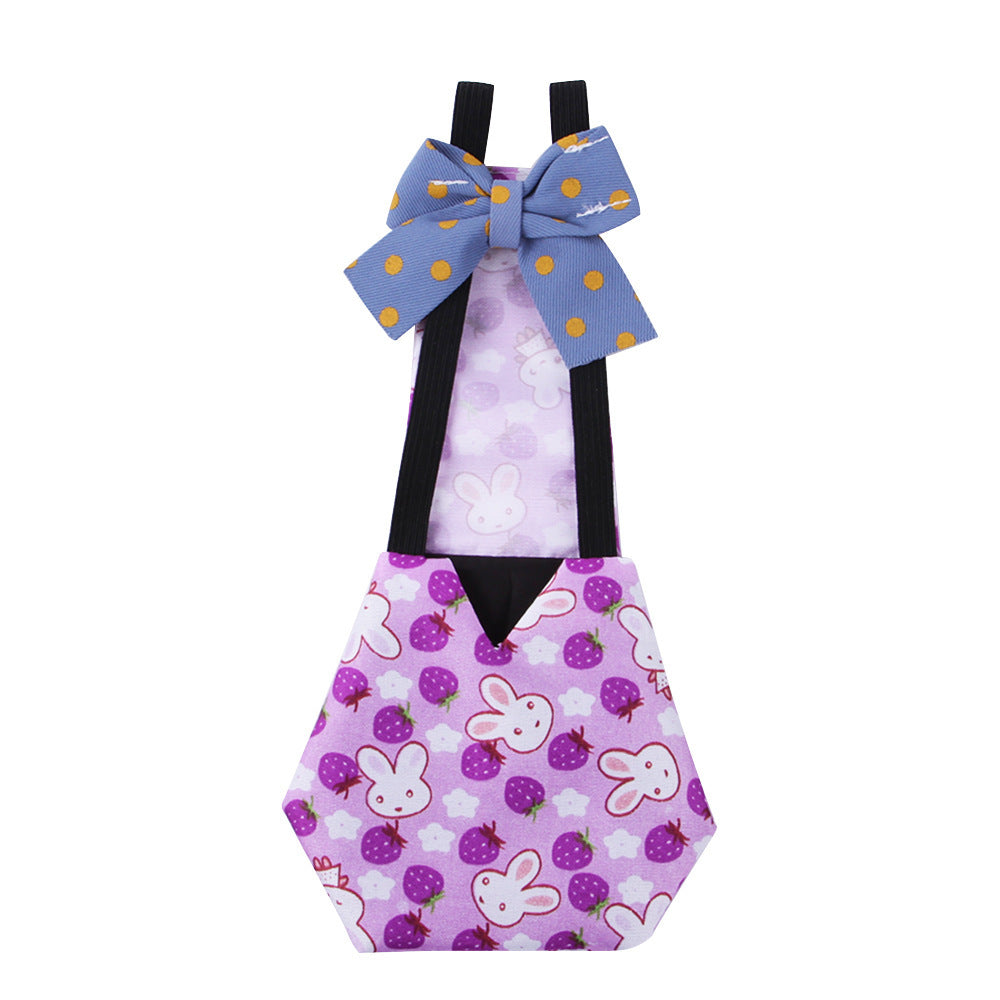 JMT-279818 Pet Diapers for Chickens, Ducks, and Geese - Polyester Material in Pink, Purple, and Yellow Colors