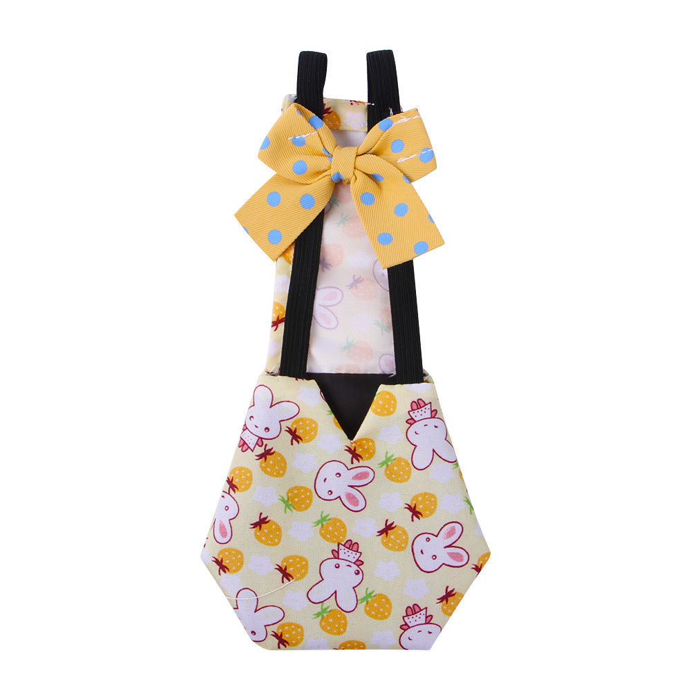 JMT-279818 Pet Diapers for Chickens, Ducks, and Geese - Polyester Material in Pink, Purple, and Yellow Colors