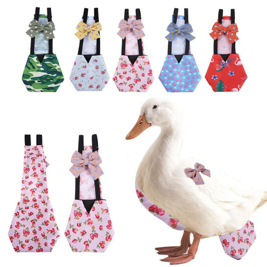 JMT-279818 Pet Diapers for Chickens, Ducks, and Geese - Polyester Material in Pink, Purple, and Yellow Colors