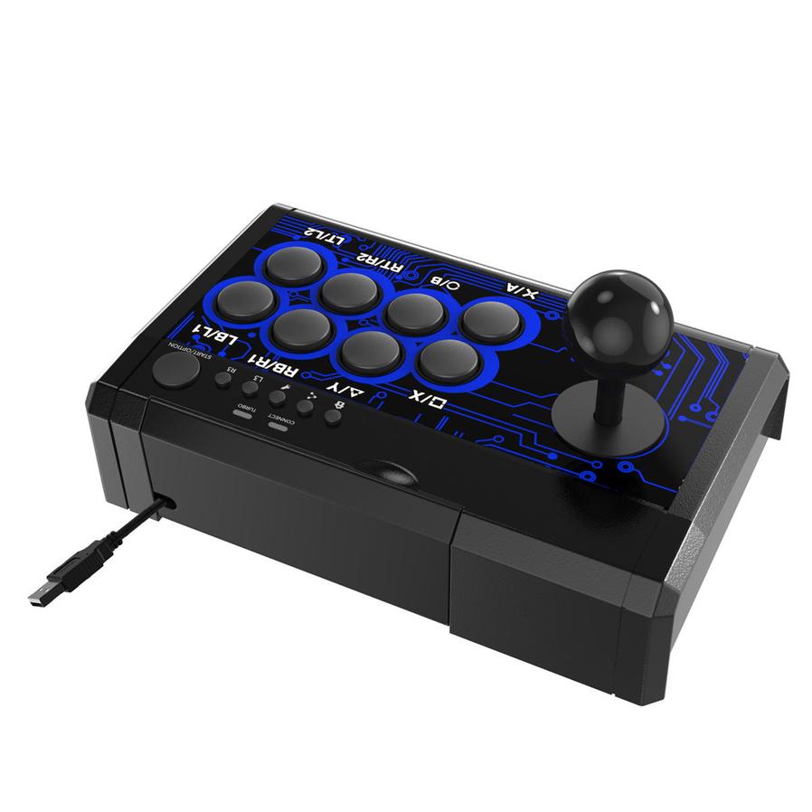 JMT-279818 USB Wired Game Joystick for Switch, PS4, PS3, XBOX One, XBOX 360, PC, and Android