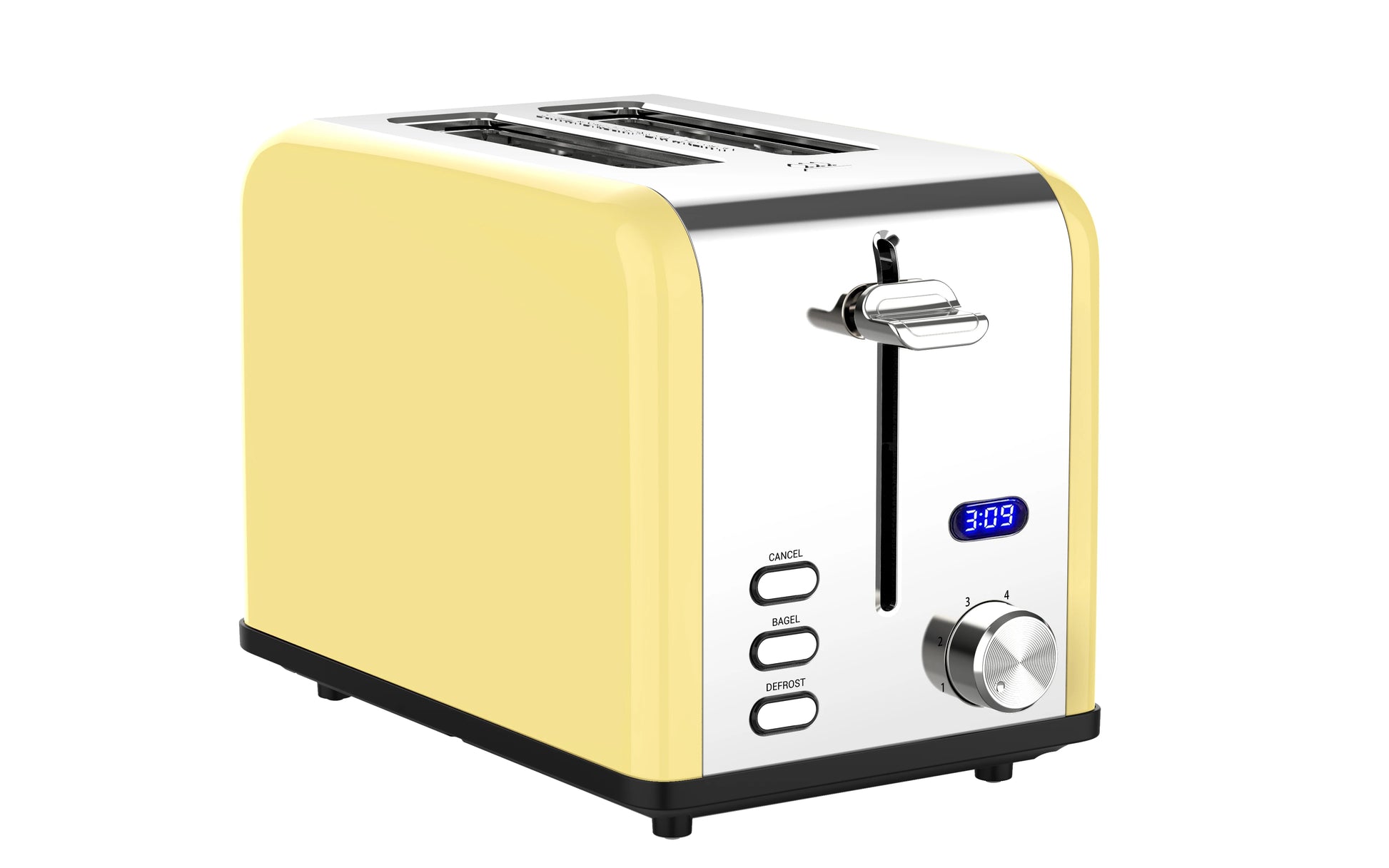 JMT-280010 2-Slice Stainless Steel Electric Toaster with Customisable Settings for Precise Toasting