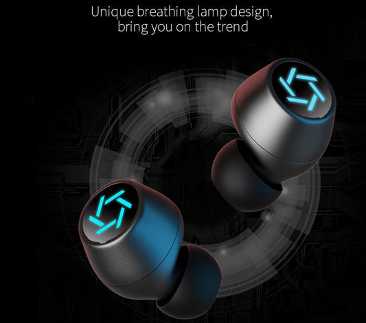 JMT-280010 Bluetooth 5.0 Wireless Earbuds with Touch Controls and Binaural Microphone