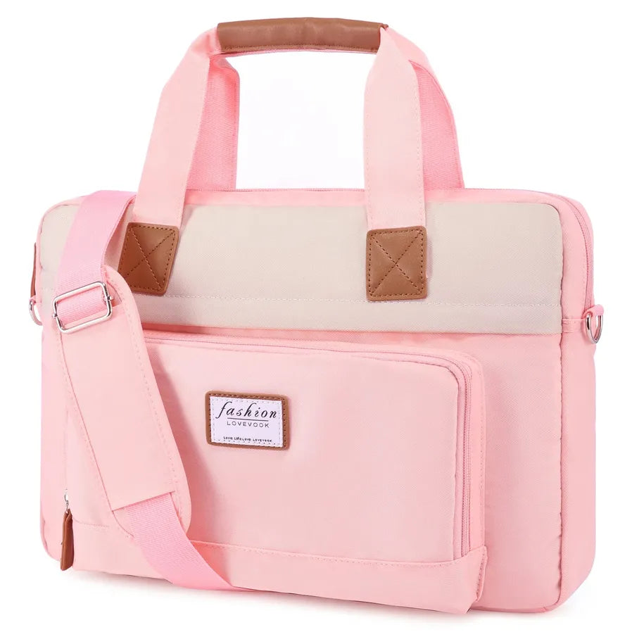 JMT-280010 Lightweight Laptop Briefcase for Women - Stylish Carry-On Bag for Work, College, and Travel