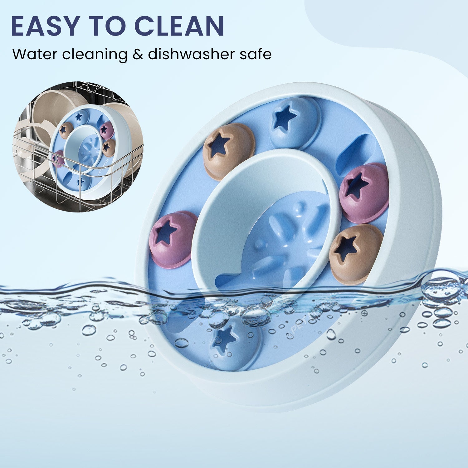 JMT-280330 Interactive Puzzle Dog Toy for Mental Stimulation and Extended Eating Time - Level 1-3