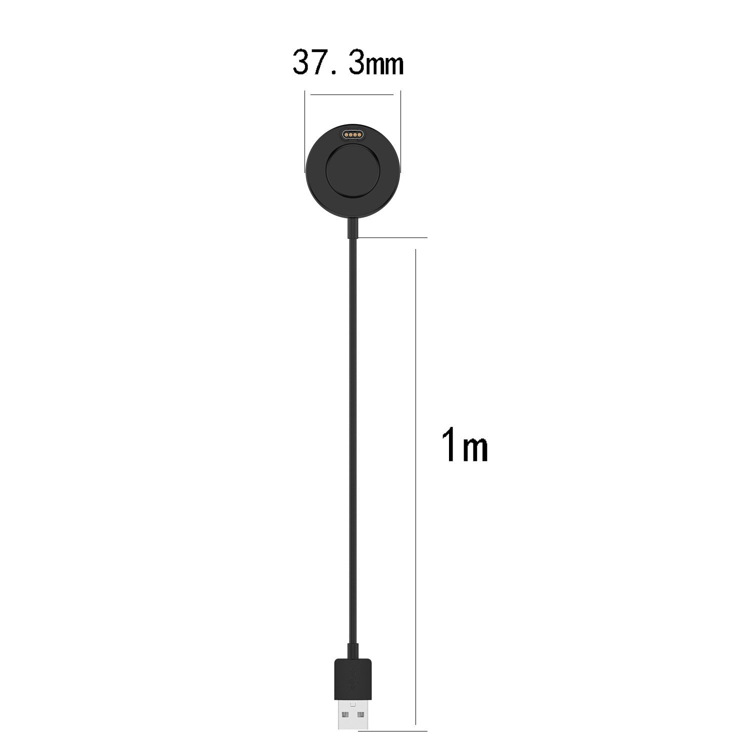JMT-280522 Universal Disc Charger Base for Jiaming Fenix5, Fenix6, 6S, 6X with Data Function