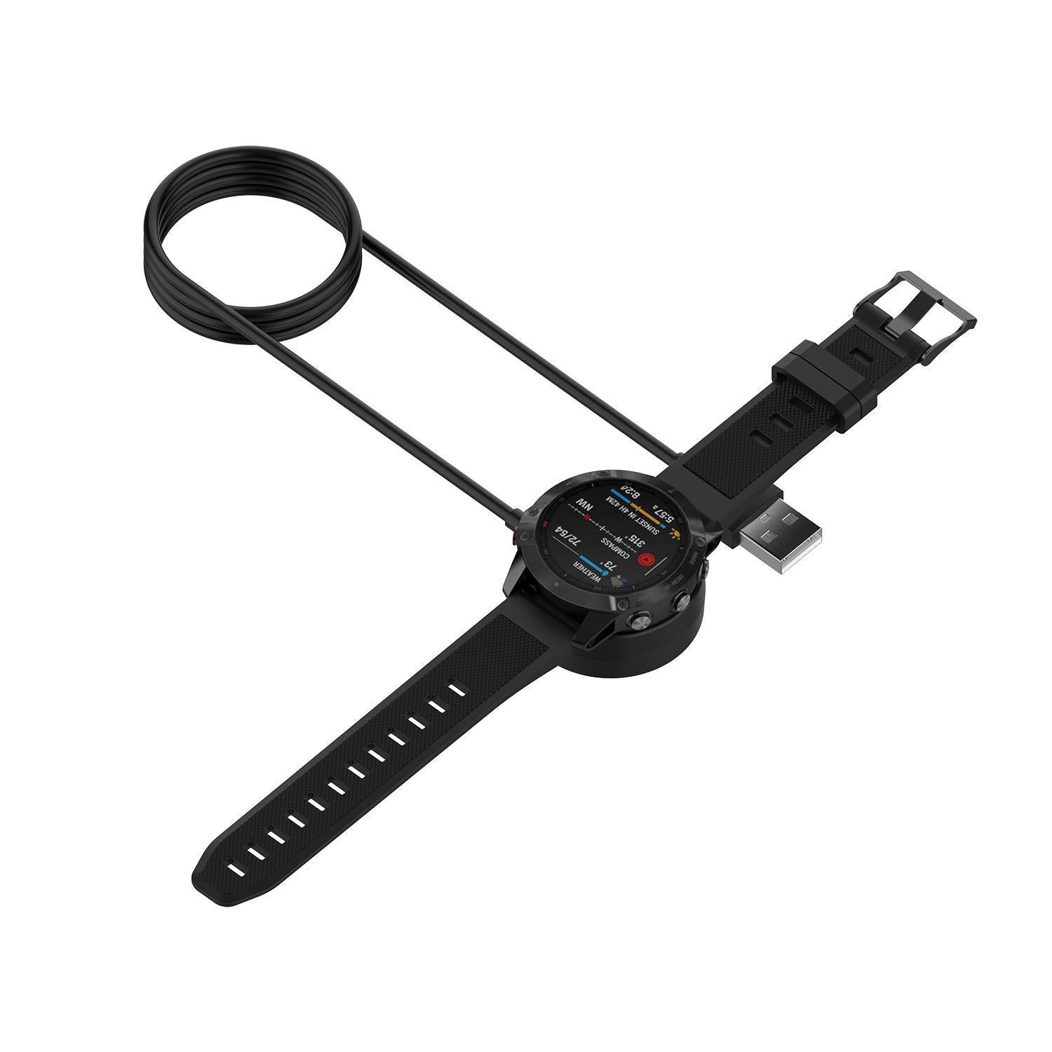JMT-280522 Universal Disc Charger Base for Jiaming Fenix5, Fenix6, 6S, 6X with Data Function