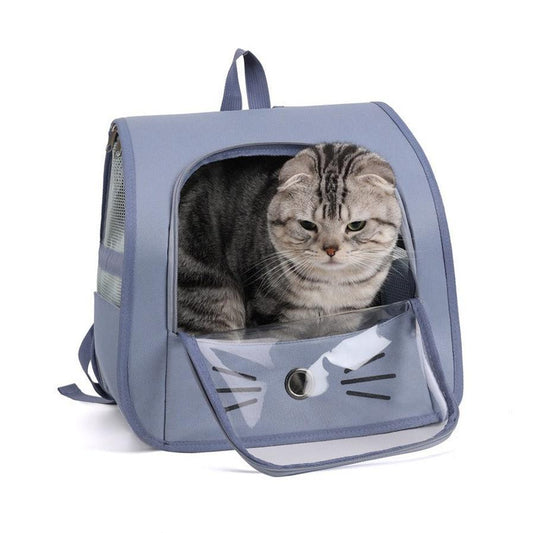 JMT-280586 Portable Cat and Small Dog Carrier Backpack – Breathable Travel Bag for Outdoor Adventures