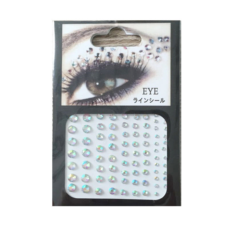 JMT-280778 Temporary Glitter Eye Makeup Stickers with Sequin Design for Children’s Shows
