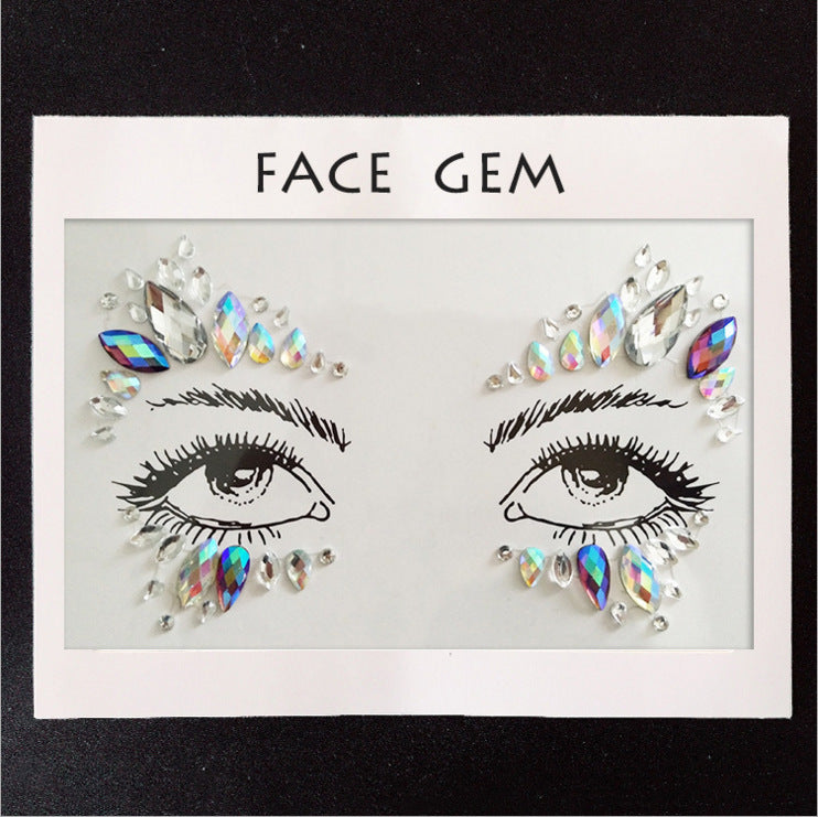 JMT-280778 Temporary Glitter Eye Makeup Stickers with Sequin Design for Children’s Shows