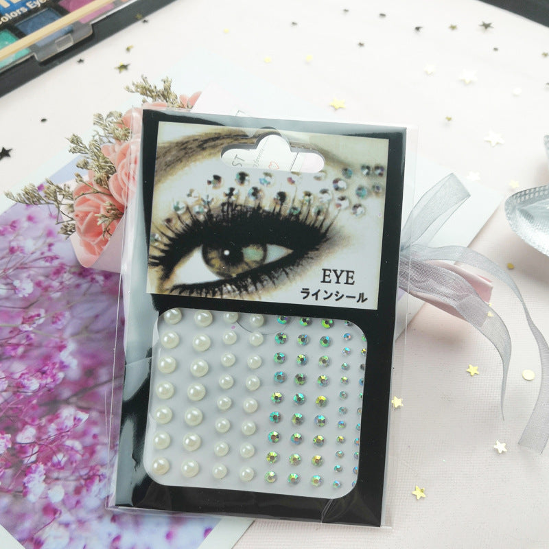 JMT-280778 Temporary Glitter Eye Makeup Stickers with Sequin Design for Children’s Shows