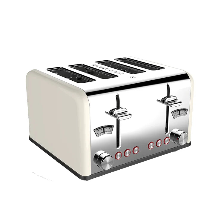 JMT-281162 4-Slice Toaster with Visible Window and Sandwich Setting, Electric Pop-Up Bread Toaster