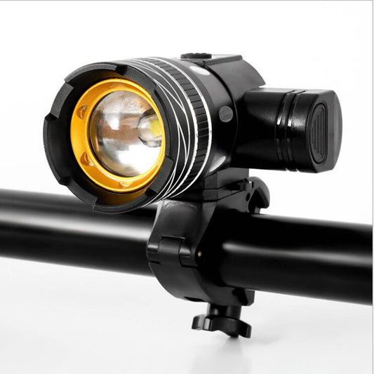 JMT-281418 Rechargeable LED Bicycle Headlight with Multiple Brightness Settings