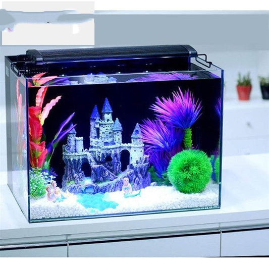 JMT-281674 Aquarium Resin Decoration for Fish Tanks, 22x8x25cm, Invention Patent Design