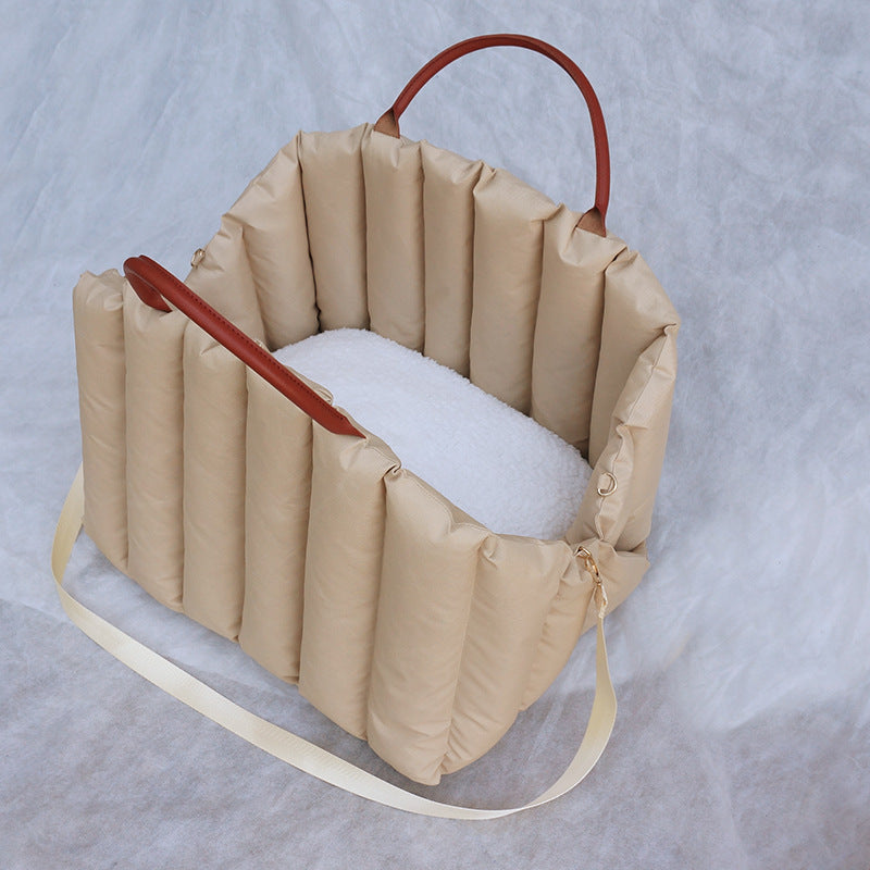 JMT-281994 Cozy Oversized Winter Outerwear Handbag for Pets Outings