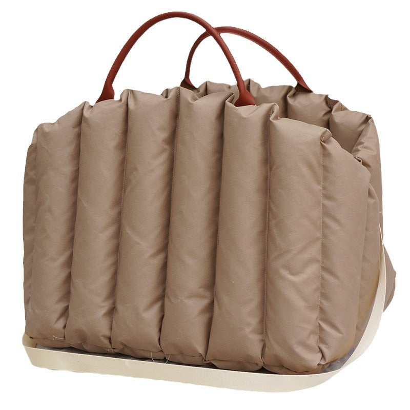 JMT-281994 Cozy Oversized Winter Outerwear Handbag for Pets Outings