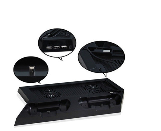 JMT-282186 PS4 Multi-Function Charger with Cooling Fan – Essential Accessory for Original Console